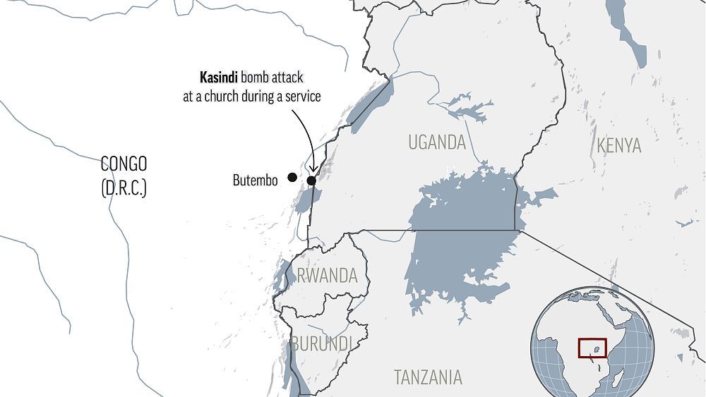 Demokratik Kongo Cumhuriyeti’nde kiliseye düzenlenen bombalı saldırıda en az 10 kişi öldü
