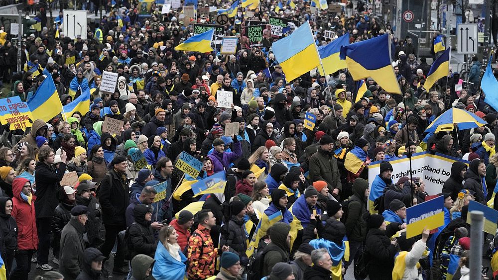 Dünya, Rus işgalinin yıldönümünde Ukrayna ile dayanışma gösteriyor