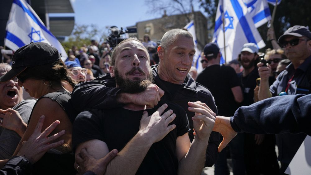 İsrail yönetiminin muhafazası yargı ıslahatına karşı protestoculara karşı Tel Aviv’in ana görevini kapattı