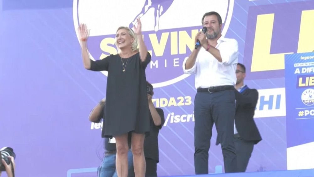 Matteo Salvini ve Marine Le Pen, 2024 AB seçimleri öncesinde birleşik cephe sunuyor