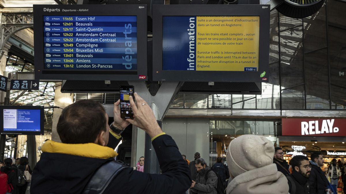 Bu nedenle Eurostar seferlerinin iptal edilmesinin ardından Avrupa seyahat kaosu