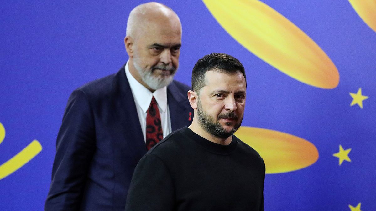 Zelenskyy, Arnavutluk’taki Güneydoğu Avrupa zirvesinde daha fazla mühimmat desteği istiyor