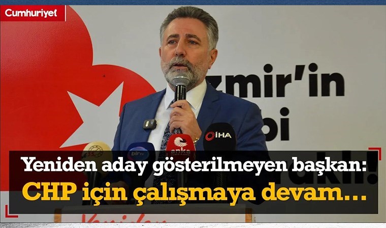Yine aday gösterilmeyen Çeşme Belediye Lideri Ekrem Oran CHP’ye rest çekti…