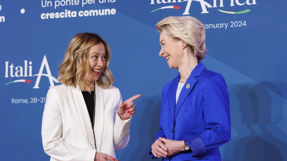 Avrupa Komisyonu şefi von der Leyen, kampanya süreci devam ederken Roma’yı ziyaret etti